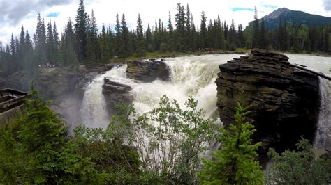 Athabasca Falls Hike Jasper National Park Alberta Canada Youtube