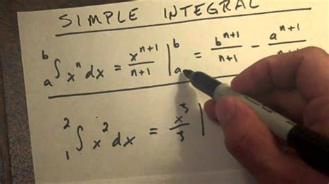 How To Solve A Simple Integral Youtube