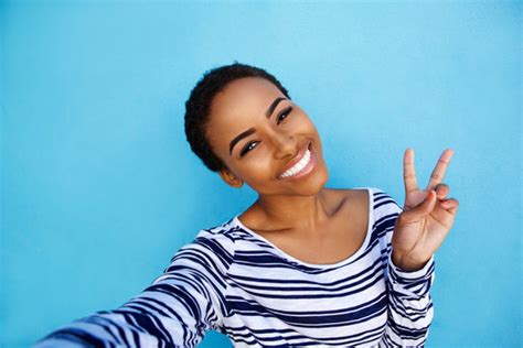 Selfie Black Woman Images Browse Stock Photos Vectors And