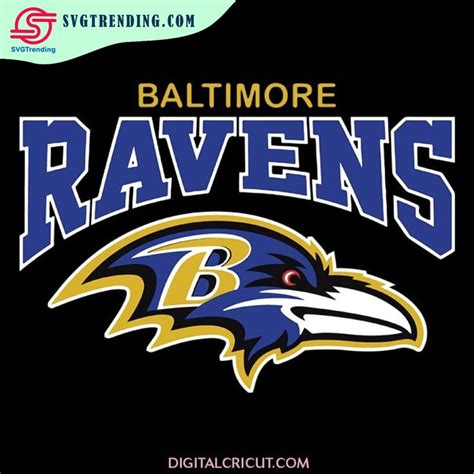 Baltimore Ravens Logo On A Black Background