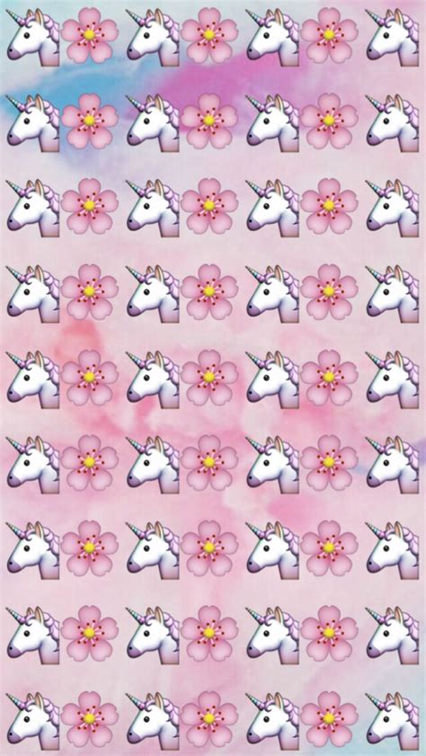Cute Unicorn Emoji Wallpaper Ideas For Whatsapp