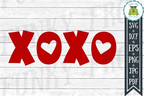 XOXO SVG (Graphic) by funkyfrogcreativedesigns · Creative Fabrica
