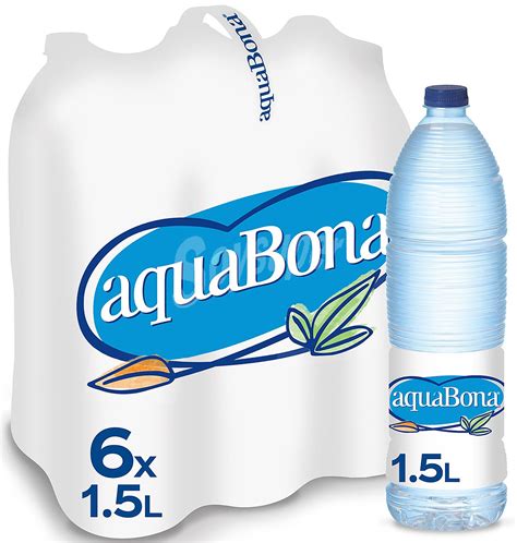 Aquabona Agua Mineral Natural Pack 6 Botellas X 15 L