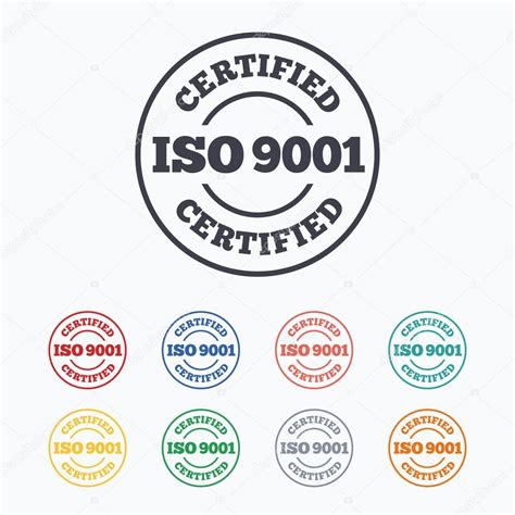 Iso 9001 Certified Signs Stock Vector Image By ©blankstock 96977004