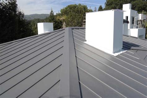 Slate Gray Roof Falmouth Massachusetts Metal Roof Standing Seam
