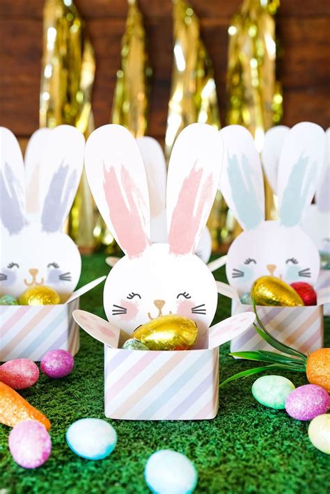 Easter Bunny Cup Treat Holder | Easter Bunny Chocolate Gift Box | Easy