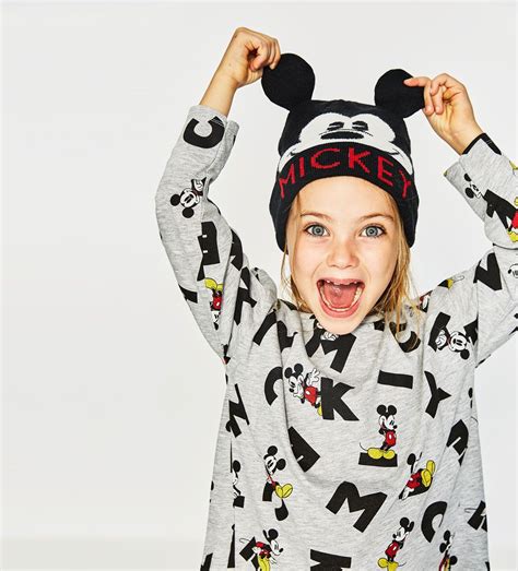 Knit Mickey Mouse Hat New In Girl 5 14 Years Kids Zara United