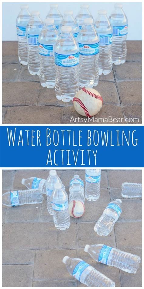 Water Bottle Bowling Activity Toddler Activities Activities For Kids
