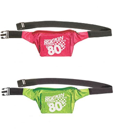Rockin 80s Neon Fanny Pack Candy Apple Costumes