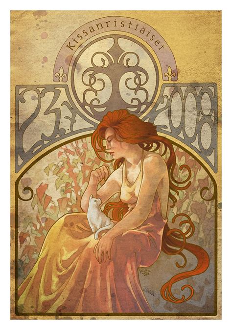Art Nouveau By ~theminttu On Deviantart Oh These Colors
