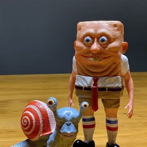 Realistic Spongebob Patrick And Homer Artist Shows They