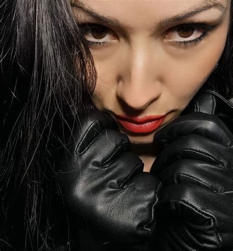 MISS ALINA DARK OFFICIAL On Instagram Leather Gloves Missalinadark Model Mallorca