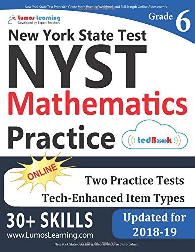 New York State Test Prep 6th Grade Math Practice Workbook And Full
