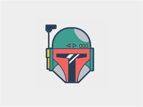 Boba Fett Icon By Dave Gamez On Dribbble