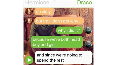 Dramione Draco X Hermione Texting Story ~ One Shot Youtube