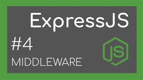 Expressjs Tutorial 4 Middleware Functions Youtube