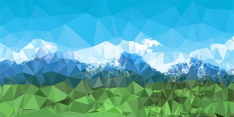 Geometric Mountain Free Vector Art 178 Free Downloads