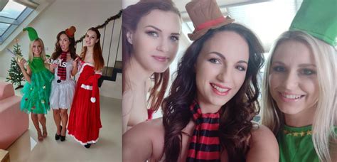 Charlie Red Kristy Black And Lola Myluv Shot A Xmas Scene A Foot Fetish Scene And A Face