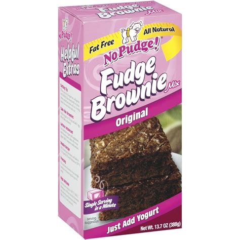 No Pudge No Pudge Fat Free Fudge Brownie Mix Original 137 Ounce