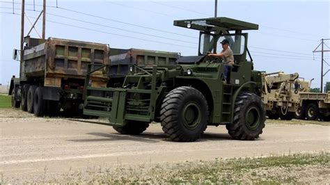 10k Rough Terrain Military Forklift Pettibone Youtube