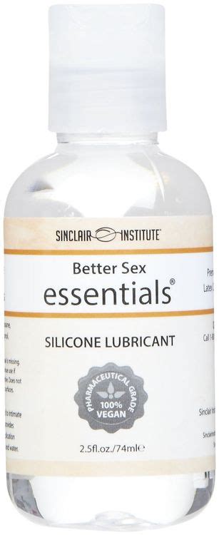 Sinclair Institute Better Sex Essentials Silicone Lubricant 2 Oz Reviews 2021