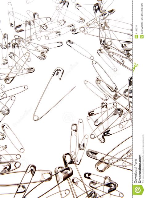Safety Pins Stock Photo Image Of Metal Macro Pile Background 6181238
