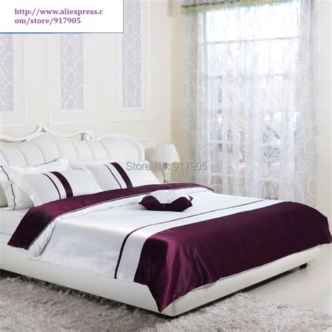 Luxury Western Style Dark Purple Comforter Set Full Queen Size Luxury