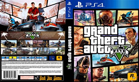 Ps4 Grand Theft Auto V Cover Art Rcustomcovers