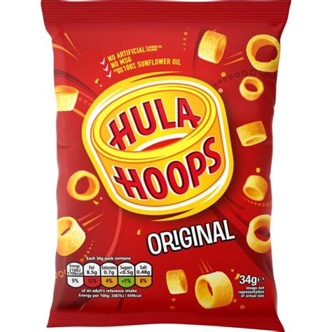 Hula Hoops Original Crisps 32x34g