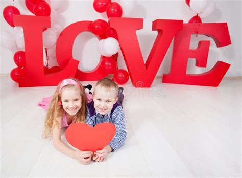 Children Love Stock Photo Image Of T Heart Couple 37643062