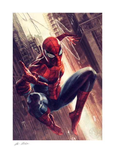 Spider Man The Amazing Spider Man Fine Art Print By Marco Mastrazzo