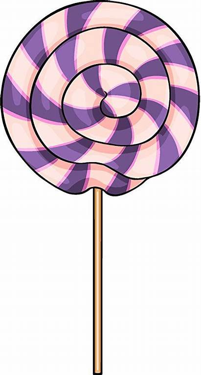 Lollipop Purple Clipart Simple