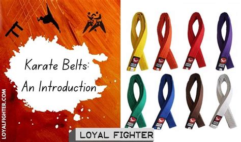 Karate Belt Order And Ranking System Explained Loyal Fighter