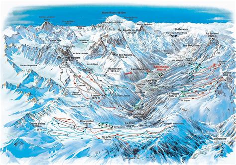 Chamonix Ski Trails Best Ski Resorts Chamonix