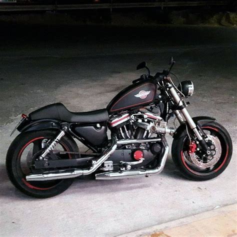 Harley davidson purchases half of the bike division of the italian aermacchi company. 1992 Sportster XLH 1200 Custom | 1200 custom, Harley ...