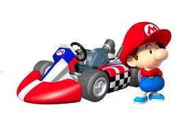 He is taller than mario but is his younger brother. Baby Mario | MarioKart Wii and MarioKart 7 | FANDOM ...