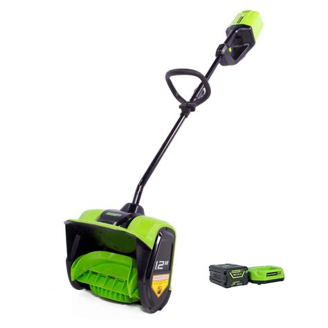 Greenworks Pro 20 In 60 Volt Single Stage Electric Cordless Snow