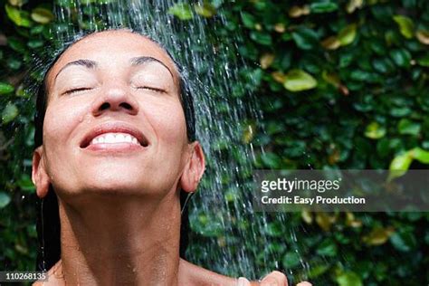 Woman Cold Shower Photos And Premium High Res Pictures Getty Images