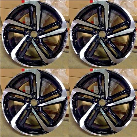 New 20 Inch X 85 Alloy Wheels Rims Compatible With Honda 5 Lug Black