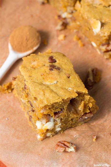 Pumpkin Blondies Pumpkin Blondies Recipe Pumpkin Dip Recipe Pumpkin