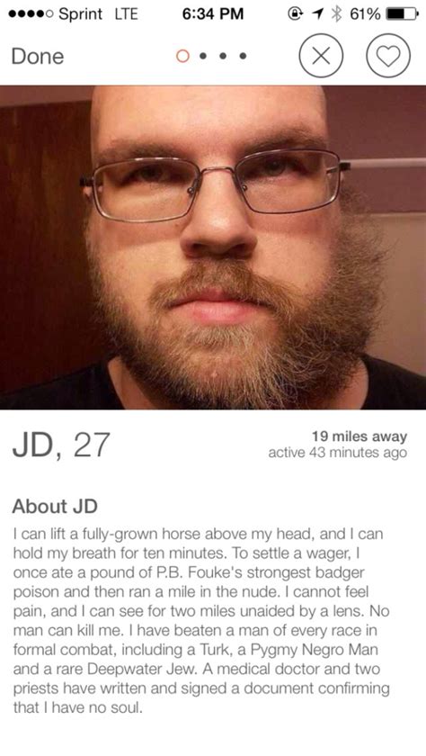 The Best Worst Tinder Profiles And Conversations All Male Edition 2