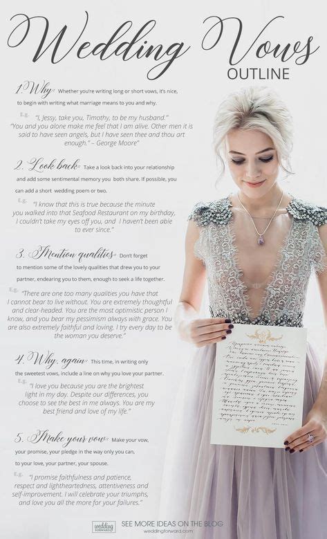 Jan 19, 2021 · below we have compiled a collection of more detailed wedding vow examples for him to build upon a congruent thought or theme. 59 Wedding Vow Examples For Her To Inspire You | Wedding ...