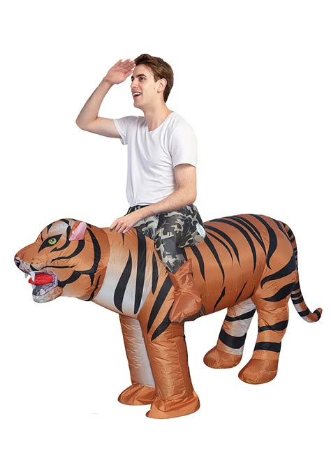 Inflatable Ride A Tiger Adult Costume