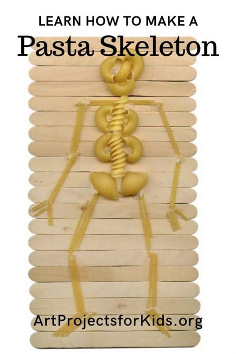 Make A Pasta Skeleton Fkakidstv