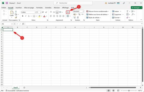 Comment aller à la ligne dans une cellule Excel