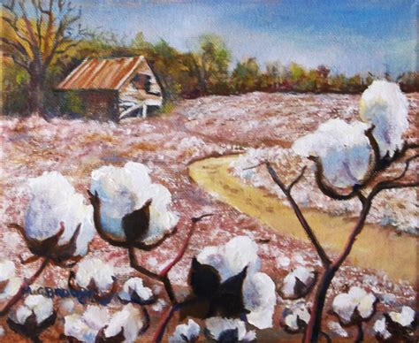 Cotton Field Painting At Explore Collection Of