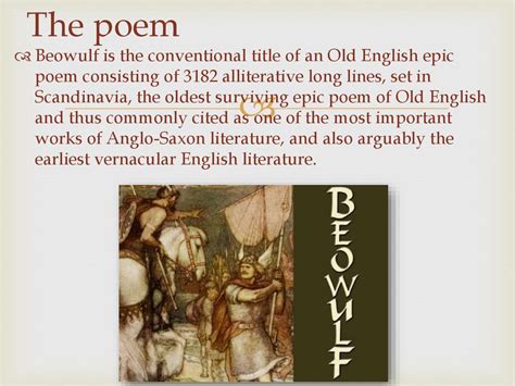 💌 Beowulf Anglo Saxon Poem Beowulf An Anglo 2022 11 08