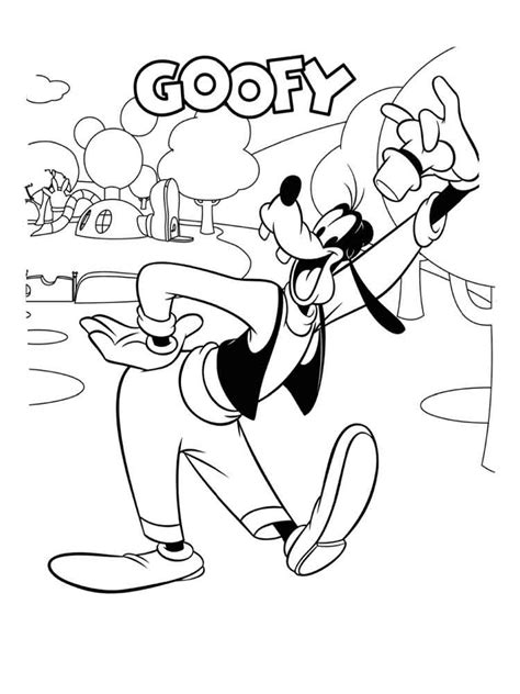 'a goofy movie', one of disney's most. Goofy coloring pages. Download and print Goofy coloring pages