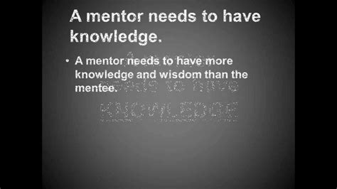 How To Become A Mentor Youtube