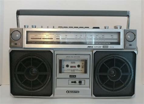 Sanyo M9975 Vintage 1980 Stereo Cassette Player Boombox Unrestored Works Read Ebay